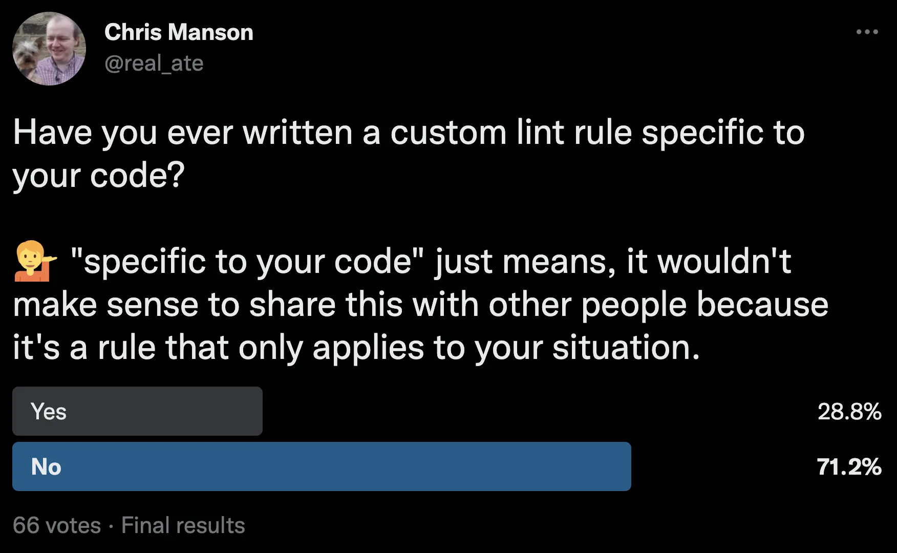 Have you written a lint rule