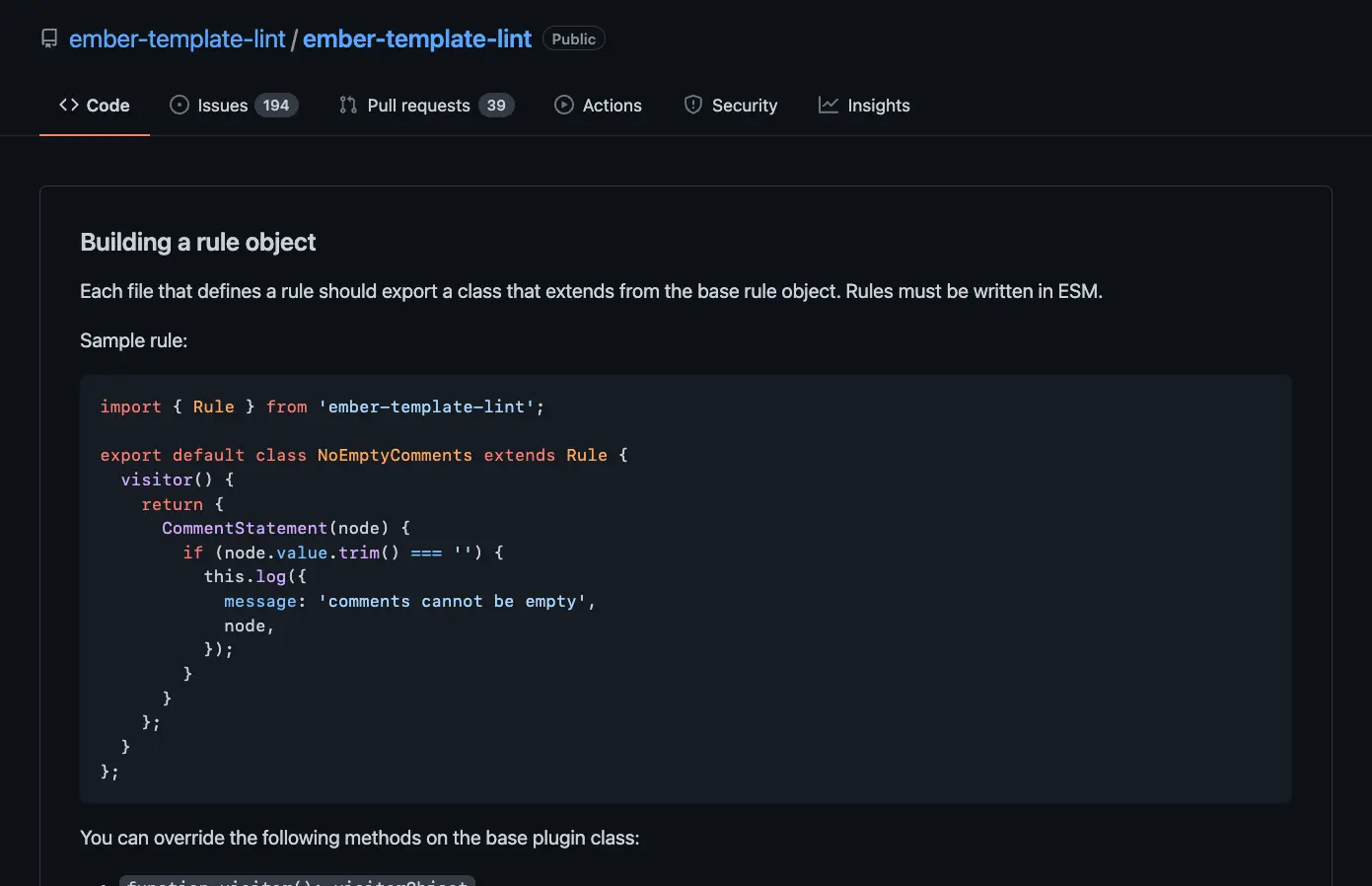 ember template lint